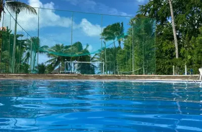 Paraíso beira-mar! casa 4 qts (140m²) 100% mobiliada em condomínio em maria farinha.