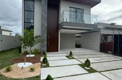 Casa em condomínio fechado com 4 quartos à venda na Rua Caraíva, 3, Abrantes, Camaçari