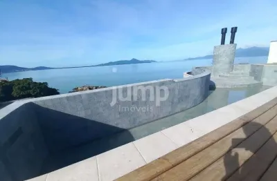 Village bleu résidence nautique - cobertura duplex com 4 dormitórios (4 suítes) frente mar à venda, 200 m² - coqueiros - florianópolis/sc