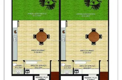 O espaço gourmet privativo dessa casa surpreende para venda