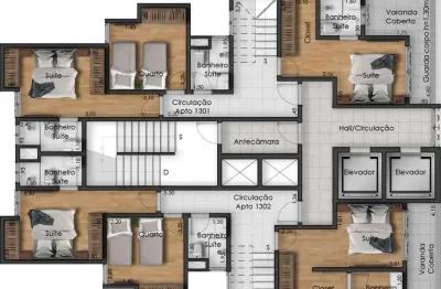 Cobertura com 3 quartos à venda na Rua Severino Meireles, 33, Alto dos Passos, Juiz de Fora