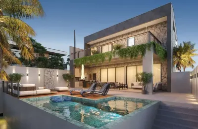 Casa em condomínio com 5 suítes, gourmet e piscina para venda