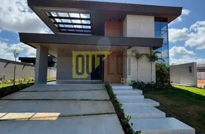 Casa à venda no condomínio alphaville, pium (distrito litoral), parnamirim, rn