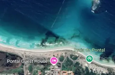 Terreno frente para o mar praia do pontal, com projeto aprovado