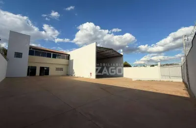 Galpão para alugar, 400 m² por r$ 9.500,00/mês - vila são cristóvão - uberaba/mg