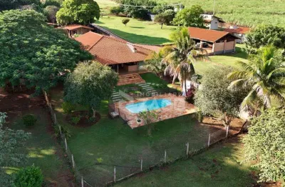 Rancho com 3 dormitórios à venda, 447 m² por r$ 2.500.000,00 - rancho - conceição das alagoas/mg