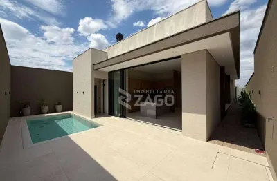 Casa com 3 dormitórios à venda, 215 m² por r$ 2.450.000 - damha residencial uberaba iii - uberaba/mg