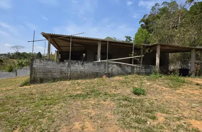 Área com 1506m2  contendo casa em construção no bairro potuvera em itapecerica da serra.