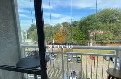 Oportunidade apartamento á venda,  mobiliado, 2 dorms, varanda e garagem – r$ 27