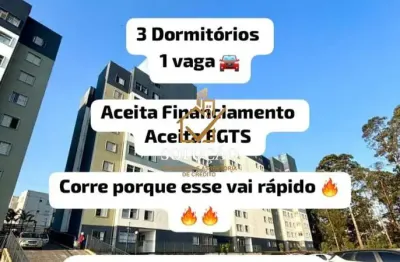 Oportunidade !!! apartamento 58 m² - 3 dormitórios - 1 vaga r$ 215.000