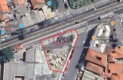 Terreno, 544 m² - venda por r$ 1.900.000,00 ou aluguel por r$ 17.458,00/mês - tatuapé - são paulo/sp