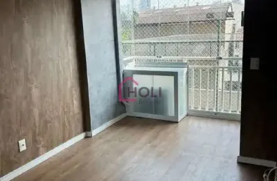 Apartamento de 2 quartos com suíte no tatuapé, são paulo-sp: 2 salas, 2 banheiros, vaga de garagem e 50m² de área.