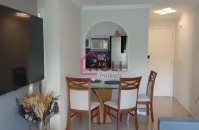 Apartamento para locação no Tatuapé, São Paulo-SP: 2 quartos, 1 suíte, 2 salas, 2 banheiros, 2 vagas de garagem, 53m².