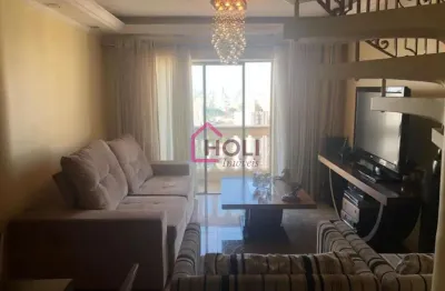 Excelente Cobertura à Venda no Tatuapé, São Paulo-SP: 3 Quartos, 1 Suíte, 2 Salas, 2 Banheiros, 1 Vaga de Garagem - 186m² de Área!