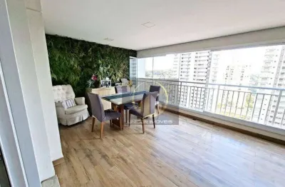 Apartamento com 4 dormitórios sendo 2 suítes  à venda, 136 m² por r$ 1.890.000 - vila anastácio - são paulo/sp