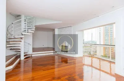 Cobertura duplex com 4 dormitórios, 3 suítes à venda, 400 m² por r$ 3.650.000 - moema - são paulo/sp