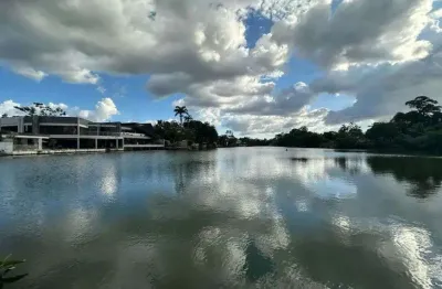 Linda casa lago azul - lote 2.000 m² - casa térrea 400m², 4 suítes, salão de 85m², piscina, sauna