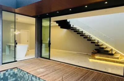 Condomínio jardins do lago - 286 m² com 4 suítes, piscina, churrasqueira - belém - pa