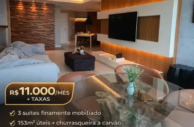 Locação  anual apartamento 3 suítes centro, Balneário Camboriú