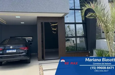 Casa moderna térrea nova pronta para morar - villagio ipanema 1 - sorocaba/sp