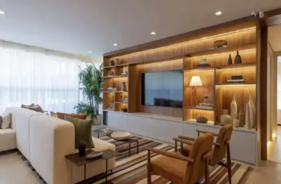 Apartamento à venda no brooklin com 3 quartos sendo 3 suíte e 2 vagas de garagem