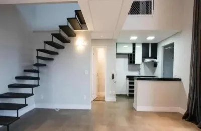 Apartamento duplex a venda  em vila suzana,  com depósito, 1 dormitório, lavabo, 2 vagas de garagem