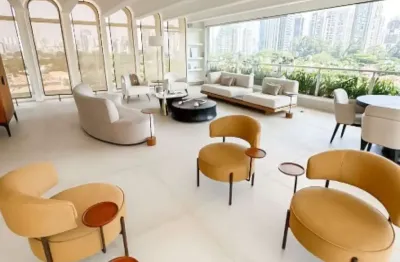 Apartamento a venda no brooklin com 341m2, 5 quartos sendo 4 suítes e 4 vagas de garagem