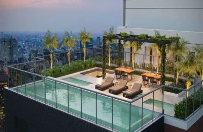 Apartamento a venda no level brooklin com 36m2, 1 quarto e 1 vaga de garagem