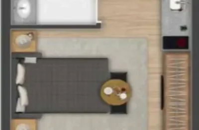 Studio 24 metros a venda no brooklin localização privilegiada