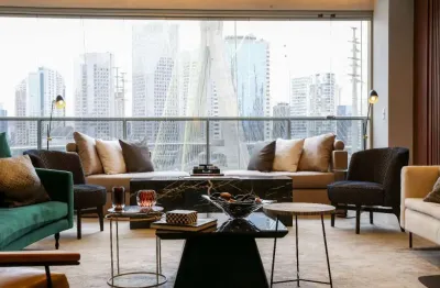 Apartamento à venda na cidade jardim - são paulo - sp - frente com a ponte estaiada - 4 suítes - 233m²