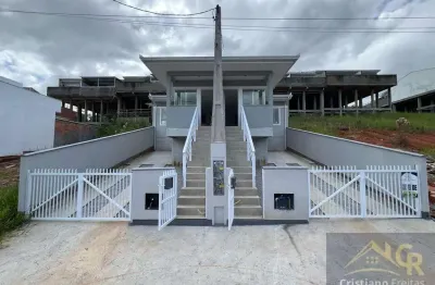 Casa 2 dormitórios no loteamento jardins, bairro bela vista - palhoça