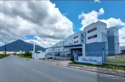 Apartamento 2 dormitórios no condomínio residencial villa floratta na guarda do cubatão - palhoça/sc