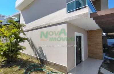 R$369.000,00 - casa em condomínio / 02 quartos s/ 01 suíte - peró cabo frio, rj.