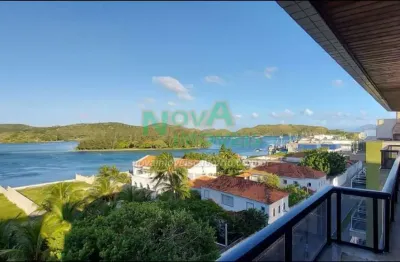 R$1.280.000,00 / cobertura duplex vista mar à venda / passagem / cabo frio-rj
