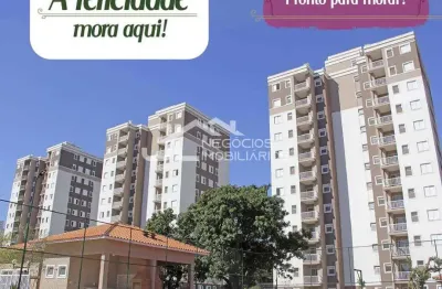 Apartamento à venda, no residencial jardim botânico,  em hortolândia, jardim adelaide, com 2 quartos, 58,70m²