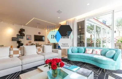 Casa de luxo em condomínio no jardim petrópolis, são paulo-sp: 4 quartos, 4 suítes, 2 salas, 5 banheiros, 5 vagas, 550m².