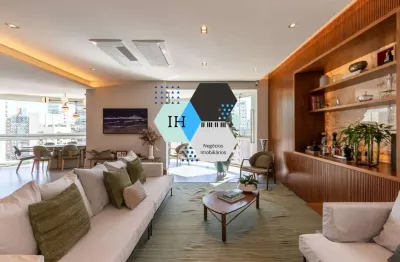 Imperdível oportunidade! apartamento à venda em são paulo-sp, no bairro de moema, 3 quartos, 3 suítes, 6 banheiros, 4 vagas de garagem, 210m².