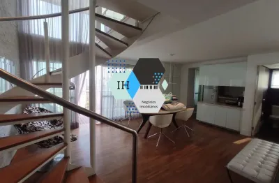 Apartamento mobiliado para locação em moema com 1 suíte e 02 vagas