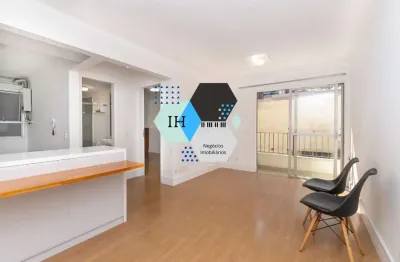 Apartamento para locação no itaim de 45m2 com 1 dormitorio e 1 vaga