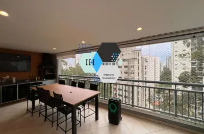 Apartamento de luxo na vila andrade: 3 quartos, 3 suítes, 1 sala, 4 banheiros, 2 vagas de garagem, 122m² de área - são paulo-sp