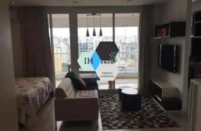 Apartamento à venda no brooklin paulista, são paulo-sp: 1 quarto, 1 sala, 1 banheiro, 1 vaga, 50m² de área. venha conferir!