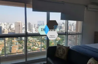 Apartamento para locação no brooklin paulista, são paulo-sp: 1 quarto, 1 sala, 1 banheiro, 1 vaga, 32m² de área. venha conferir!