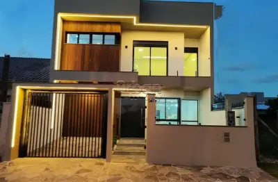 Casa em condomínio fechado com 5 quartos à venda na leonel de moura brizola, 71, harmonia, canoas por r$ 1.160.000