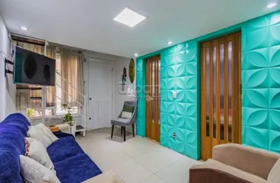 Casa em condomínio fechado com 3 quartos à venda na rua paes lemes, 720, rio branco, canoas por r$ 299.999