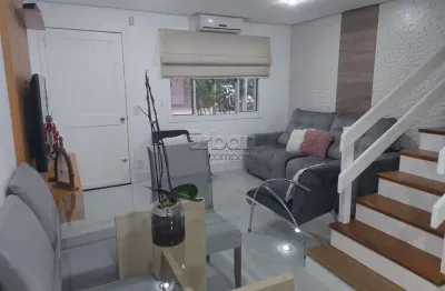 Casa em condomínio fechado com 3 quartos à venda na avenida guilherme schell, 1250, rio branco, canoas por r$ 379.000