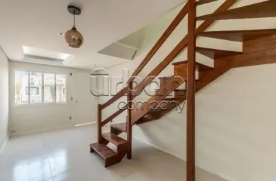 Casa em condomínio fechado com 2 quartos à venda na avenida guilherme schell, 1250, rio branco, canoas por r$ 275.000