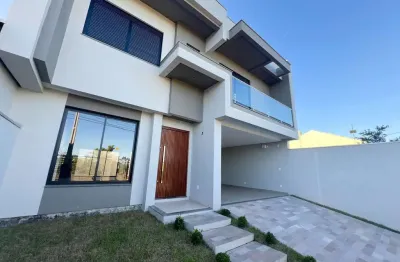 Casa em condomínio fechado com 3 quartos à venda na rua pégasus, 53, estância velha, canoas por r$ 1.394.999