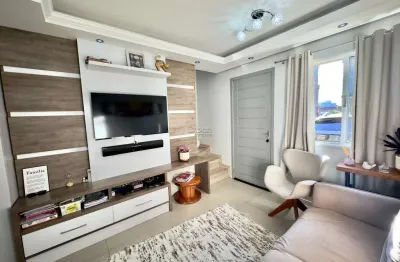 Casa em condomínio fechado com 2 quartos à venda na rua dos guaramirins, 303, igara, canoas por r$ 369.900