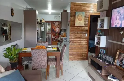 Casa em condomínio fechado com 2 quartos à venda na rua ilha graciosa, 48, olaria, canoas por r$ 320.000