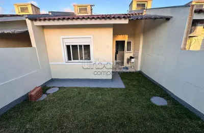 Casa em condomínio fechado com 2 quartos à venda na rua santa eulália, 57, olaria, canoas por r$ 297.000